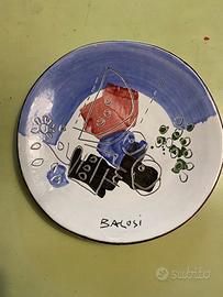 Piatti artistici decorati a mano Manlio Bacosi