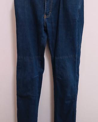 Pantaloni da moto in jeans blu da uomo BEFAST