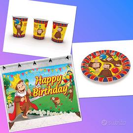 Set Tavolo Festa 33 Scimmia Curioso Come George s