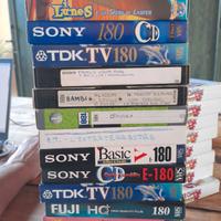 VIDEO CASSETTE VHS VARIE PER BAMBINI