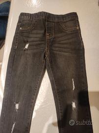 Jeans bambina elasticizzato x2
