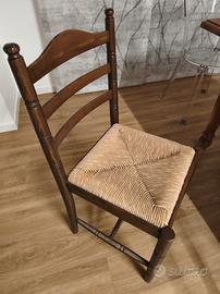 otto sedie rustiche