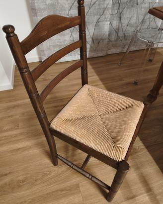 otto sedie rustiche