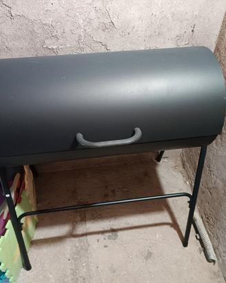 barbecue e ombrellone 