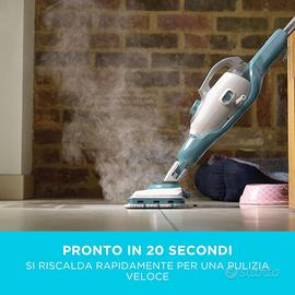 BLACK + DECKER Scopa a Vapore 2in1 1600W con Testa