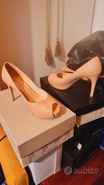 décolleté Claude Marc color nude TG. 37