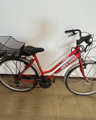 Bicicletta City Bike donna RUN&BIKE con cestino