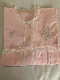 Camicia da notte rosa vintage