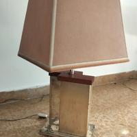 Lampada da tavolo marrone
