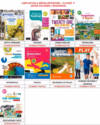Libri Scuola Media Inferiore (Palermo/Bagheria)