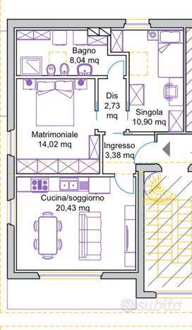 Appartamento mansardato