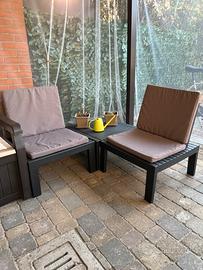 Set poltrone giardino Duetto