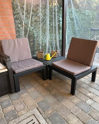 Set poltrone giardino Duetto