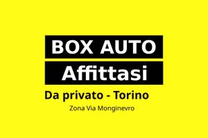 BOX auto singolo VIA MONGINEVRO - CORSO