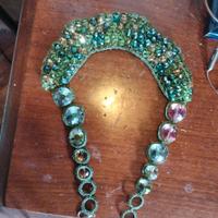 collana cristalli verdi