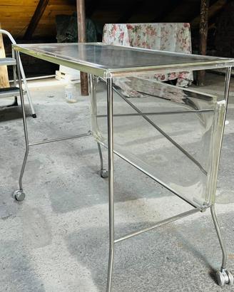 Kartell carrello flip trasparente orginale