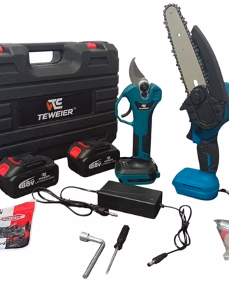 Motosega a batteria+ Forbici a batteria 