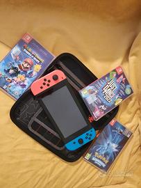 Nintendo Switch con giochi