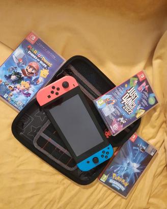 Nintendo Switch con giochi