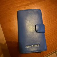 Portacarte portafoglio Piquadro in pelle