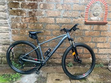 Bici mtb Rockrider EXPLORE 520 grigio-rosso 29"