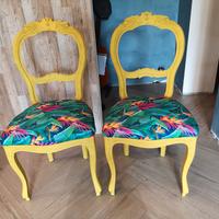 Sedie in stile tropical