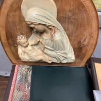 Capoletto in legno e ceramica