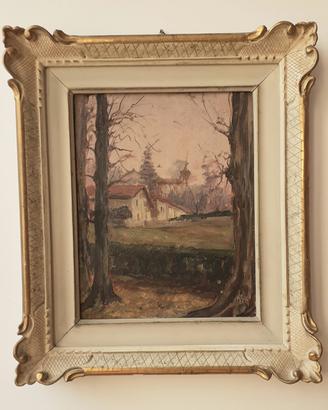 BIAGIO BLASI  Blasius DIPINTO Olio 1952 Torino