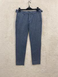 Pantalone classico Gutteridge T 44 blu e grigio