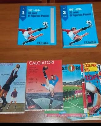 LOTTO ALBUM CALCIATORI FIGURINE PANINI "RISTAMPA"