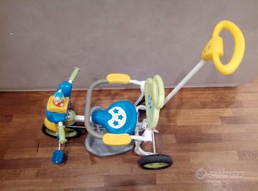 triciclo a spinta manuale