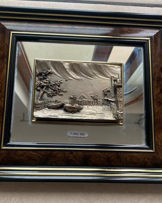 Quadro Bassorilievo in Argento 925
