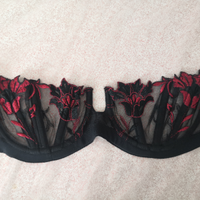 Reggiseno nero/rosso