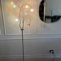 Lampada da terra in vetro colorato - Padana