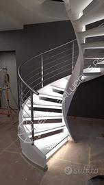 SCALE A CHIOCCIOLA ELICOIDALE IN CEMENTO