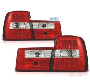 FANALI BMW SERIE 5 E34 88-95 LED ROSSO CROMATO