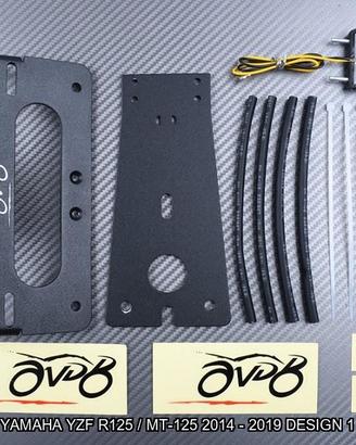 Portatarga corto YAMAHA YZF R125 MT-125 2014 2019