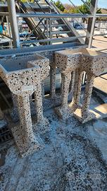 Vaso di fiori balaustra angolo