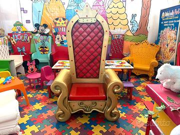 Troni per Sala Feste, Ludoteche e Aree Gioco Bimbi