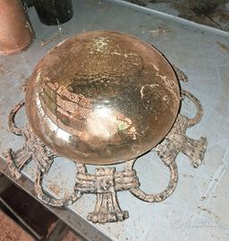 Plafoniera vintage in ferro battuto