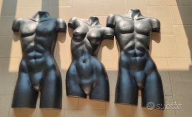 busti vetrina   2 uomo 1 donna