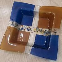 Grande centrotavola in vetro artistico di Murano 
