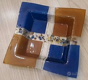 Grande centrotavola in vetro artistico di Murano 