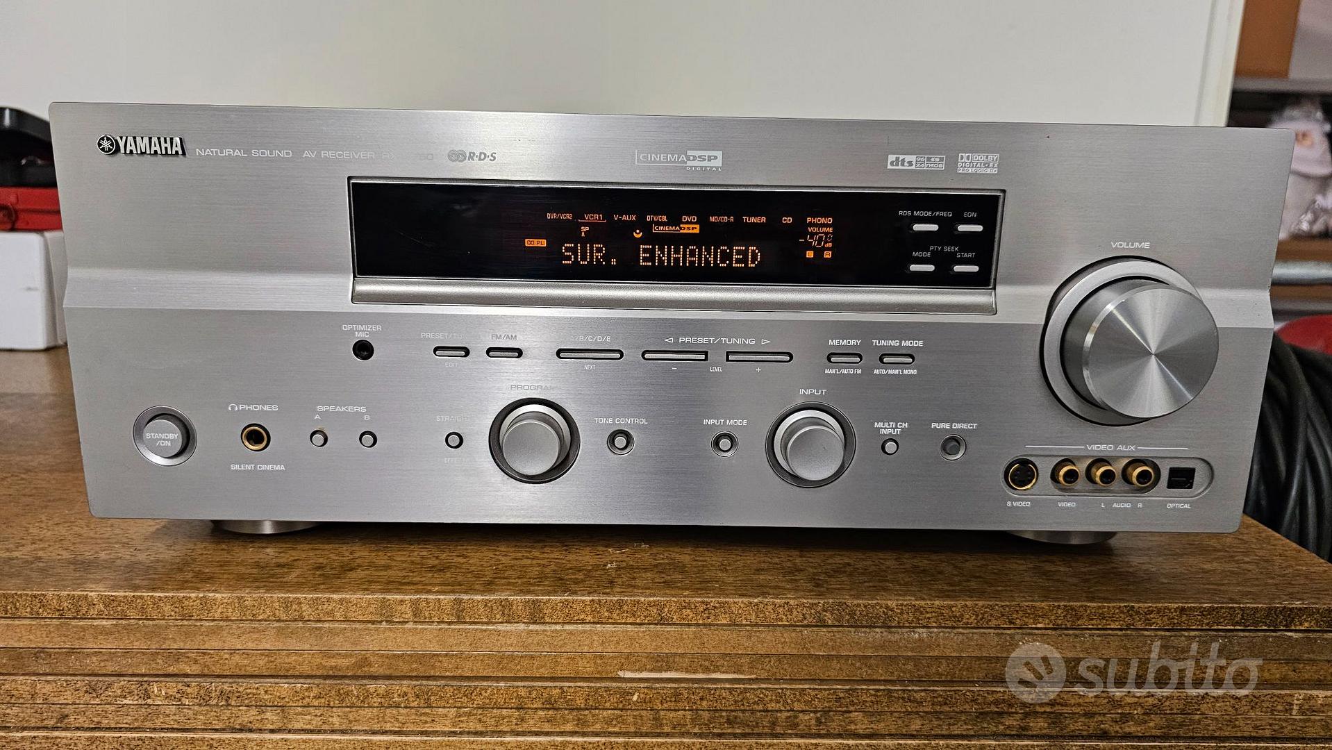 Yamaha RX-V750 sintoamplificatore home theatre 7.1 - Audio/Video
