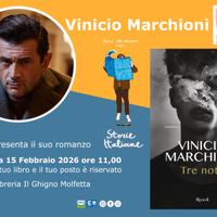 Vinicio Marchioni TRE NOTTI AUTOGRAFATO