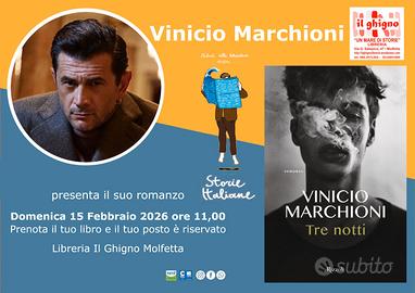 Vinicio Marchioni TRE NOTTI AUTOGRAFATO