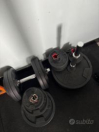 Kit Manubri e dischi decathlon