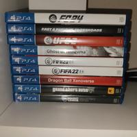 videogiochi PS4 di varia scelta 