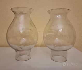 Coppia globi per lampada a petrolio primi 900