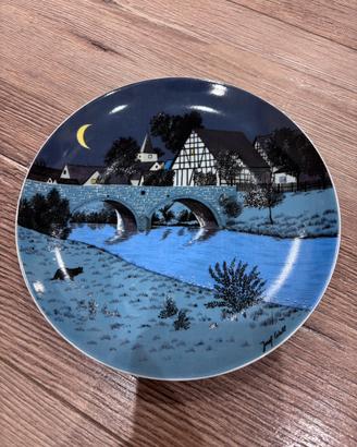 Piatto da collezione Die vier Tageszeiten - Nacht